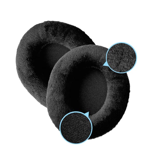 Öronkuddar till Kingston KHX-HSCP HyperX Cloud II Svart FlannelEarpads FlannelEarpads