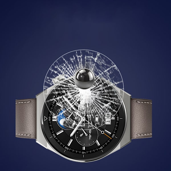 Skærmbeskytter i hærdet glas til Smartwatch (2-pack) Huawei Watch GT3 Pro 43mm