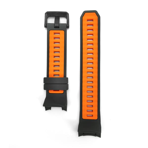 Garmin Instinct 3 Tvåfärgat Silikonarmband Orange Model 2 Orange