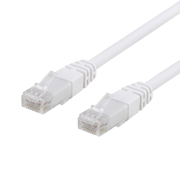 U/UTP Cat6 patch cable, CCA, 5m, 250MHz, white