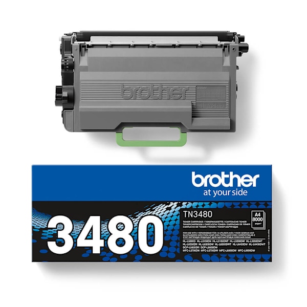 Toner TN3480 TN-3480 Svart