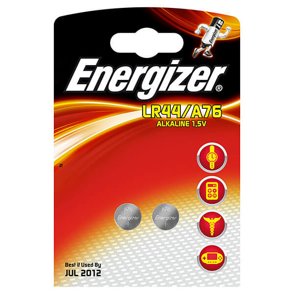 ENERGIZER Batteri LR44/A76 2-pack