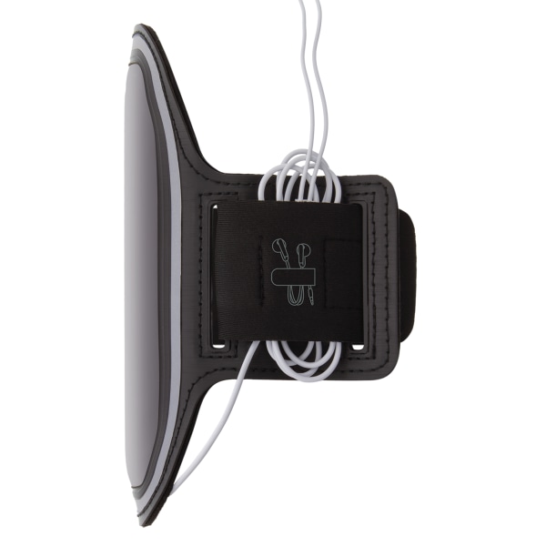 Sport armband reflective fits up to most 6.5" screens black