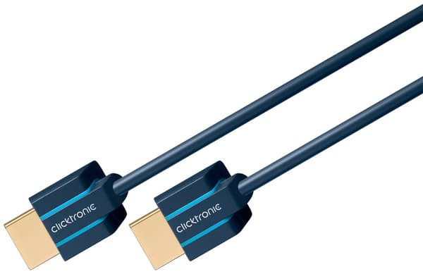 Erittäin ohut ja nopea HDMI™-kaapeli Ethernet-liitännällä