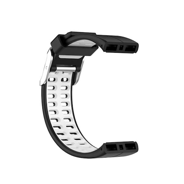 Silikone urrem til Polar V800 GPS Smartwatch Sort hvid