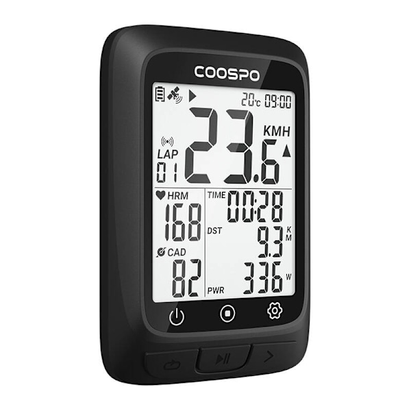 Pyörätietokone Coospo BC107, joka on yhteensopiva z:n kanssa: Strava, Trainingpeaks jne.