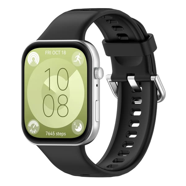 Silikone urrem til Huawei Watch Fit 3 Black Black