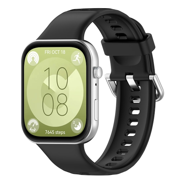 Silikone urrem til Huawei Watch Fit 3 Sort