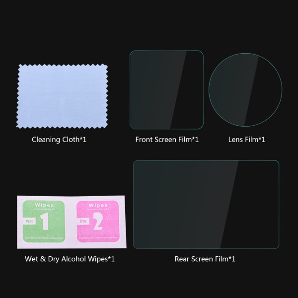 Linsskydd skärmskydd till DJI Osmo Action