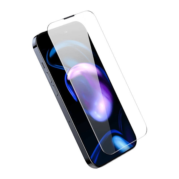 Karkaistu lasi Baseus Corning iPhone 14 Prolle sisäänrakennetulla pölysuodattimella