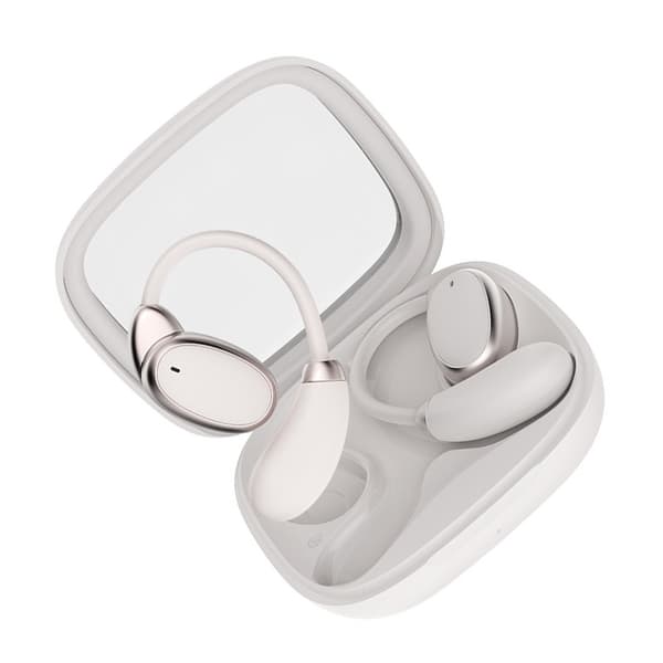 OWS Open-Ear Sport Trådløse Bluetooth 5.4 Hovedtelefoner White White