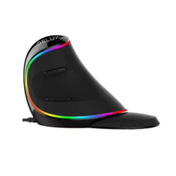 Trådbunden vertikal mus Delux M618Plus 4000DPI RGB