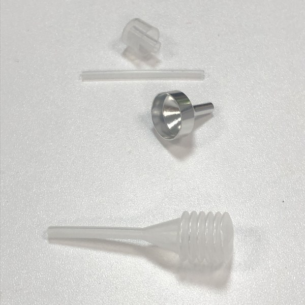 Liten refill sprayflaska för parfym 8 ml Svart