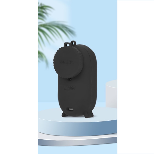 Beskyttelsesetui til Insta360 GO 3S - Silikonecover & linsedæksel Sort