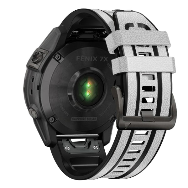 TPU klockarmband för Garmin Fenix7/6/5 22mm Vit