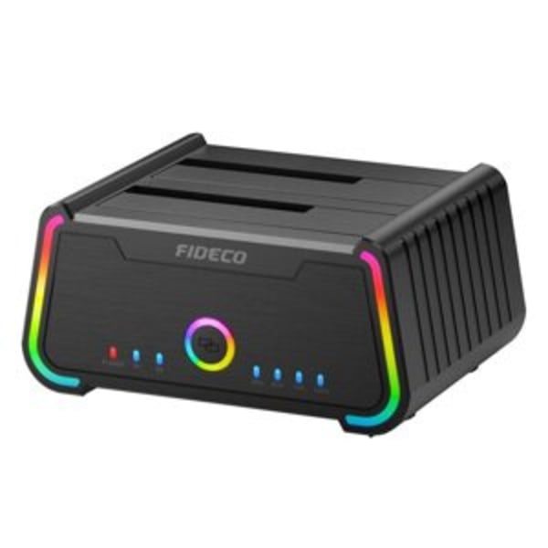 FIDECO YPZ230R HDD/SSD docking-/kloningsstation (SATA 2,5"/3,5", UASP)