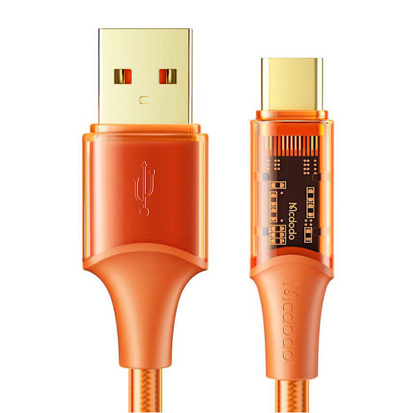 Kabel USB-C Mcdodo CA-3150, 6A, 1,8 m (orange)