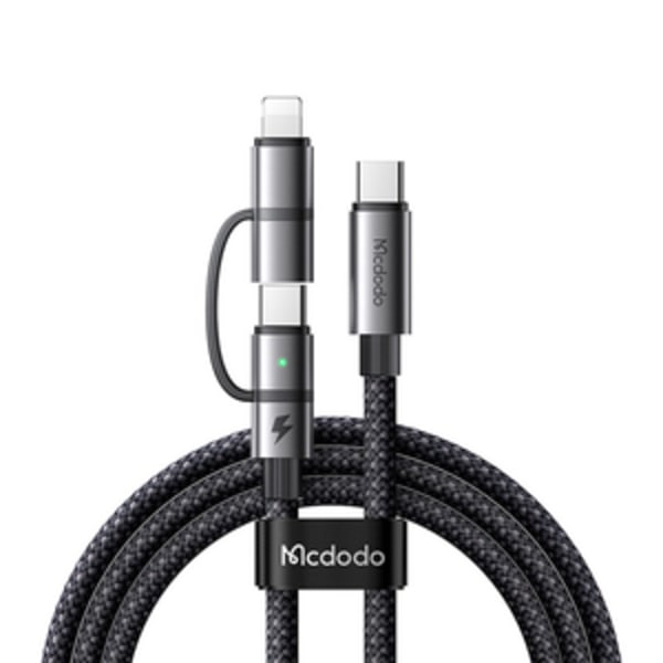 Mcdodo 2-i-1 kabel CA-0450 USB-C till USB-C + Lightning, 1,2 m