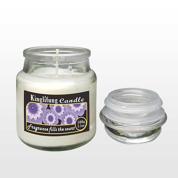 Doftljusburk - Lavendel, 110g sojavax