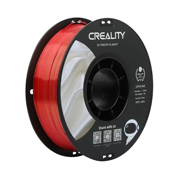 CR-Silk PLA Filament Creality (Gyllene-röd)