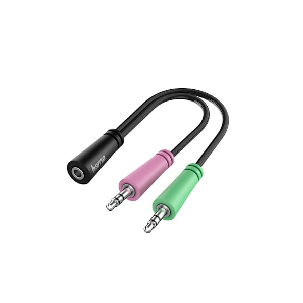 Adapter Audio 3.5 Hun til 2x 3.5 Han