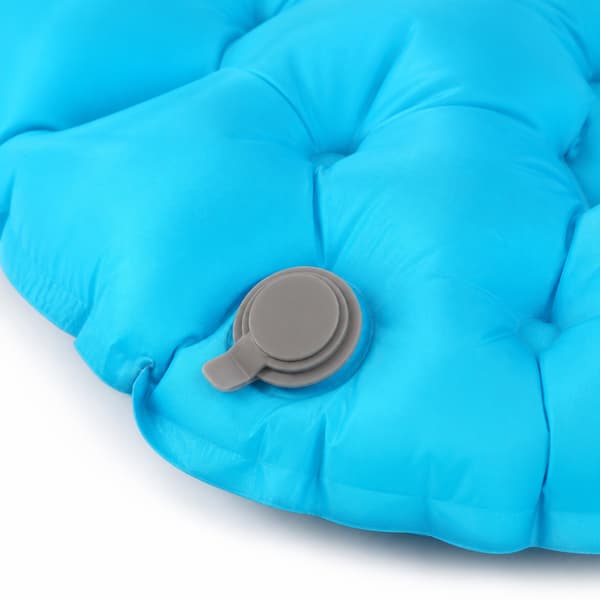 Uppblåsbart campingunderlag i nylon TPU, 193 x 56 x 7 cm Blue Blue