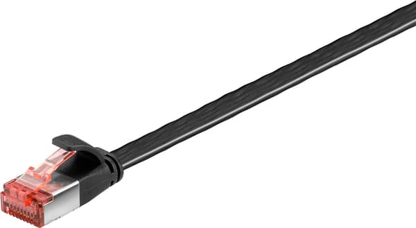 CAT 6 -lattakaapeli, U/FTP, musta