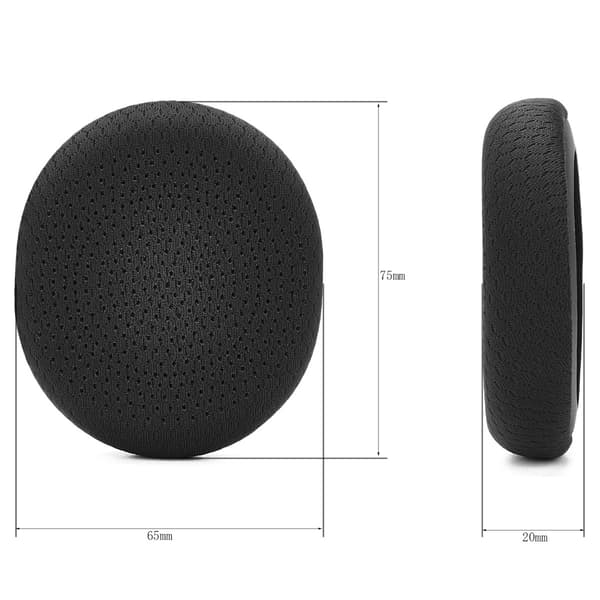 Ersättningsöronkuddar kompatibelt med Logitech H800 trådlöst headset - Andningsbart nät med memory foam, 2-pack