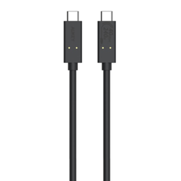 USB-C till USB-C-kabel Aukey, CB-TCC241, 240W, 0,8m (svart)