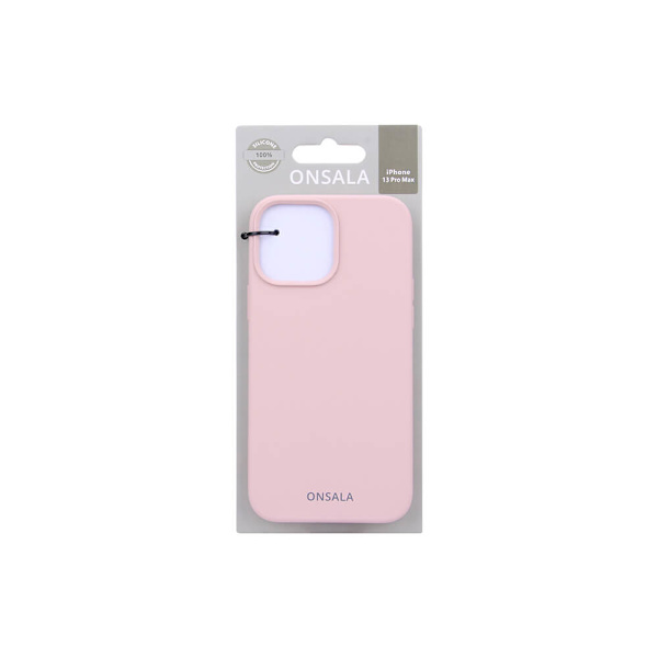 Mobilskal Silikon Sand Pink - iPhone 13 Pro Max