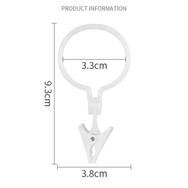 Verhorenkaat klipseillä, 10 kpl White White