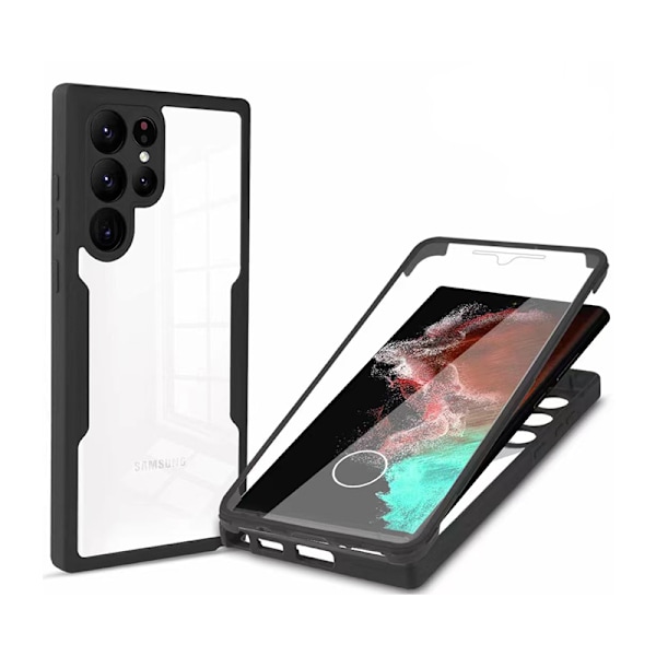 360° TPU-cover til Samsung Samsung Galaxy S21 Ultra Sort