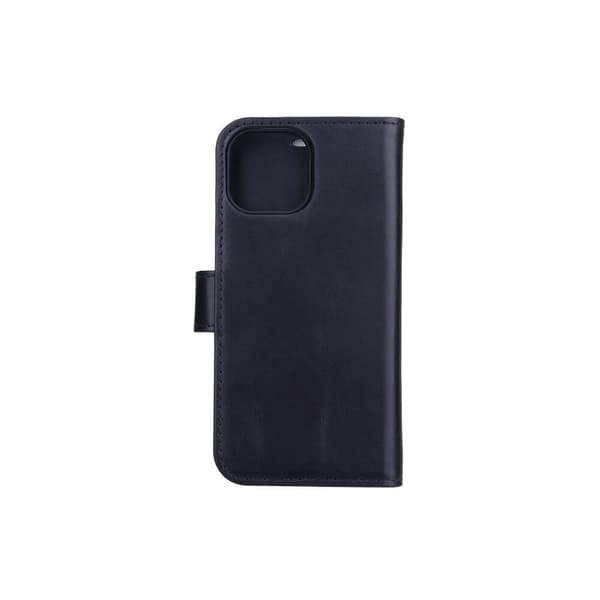 Strålingsbeskyttende Wallet Læder iPhone 13 Mini 2in1 Exclusive RFID Sort