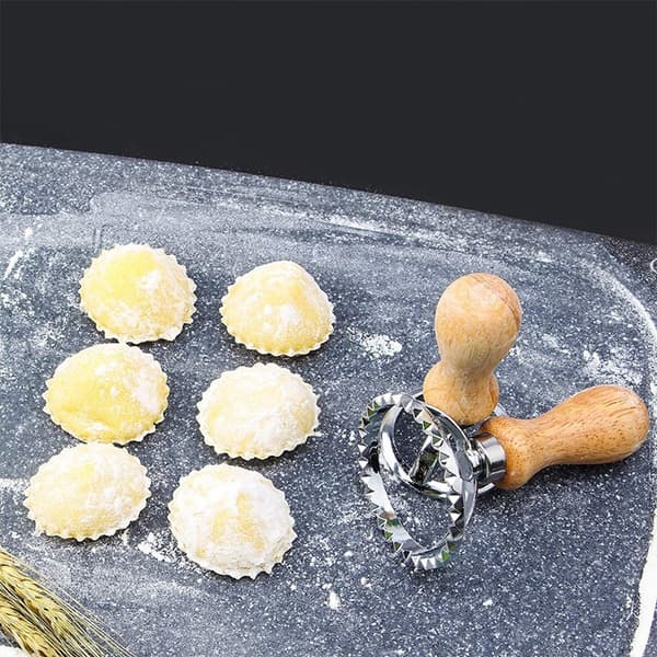 Aluminiumslegering Kage/Wonton/Dumpling Form med Bølgekant Design