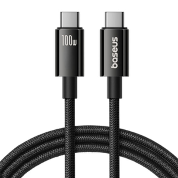 Baseus-kabel USB Tungsten Gold USB-C till USB-C 100W 1,5m (svart)