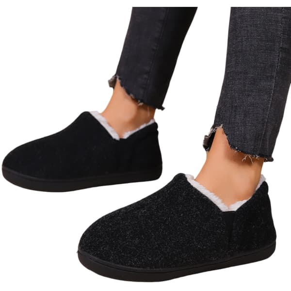 Herre Fleece Hjemmesko, Varme & Komfortable Hus Hjemmesko med Memory Foam