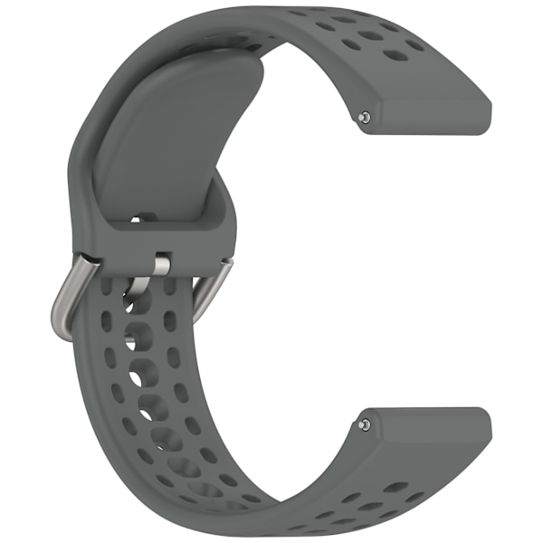 Snyggt silikonarmband för Amazfit Bip6 (A2435) Mörkgrå