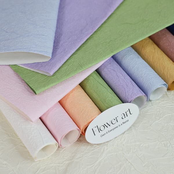 Handgjort Papper med Stenstruktur - 2-pack - Konstnärligt Hantverk & Presentinslagning White White