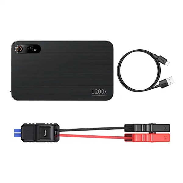 Starthjälp för bil Baseus Black Super Energy Pro+ 1200A (svart)