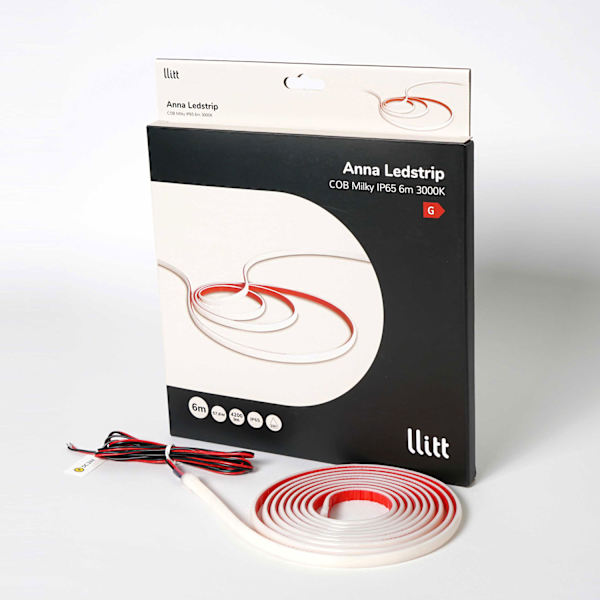 Anna Ledstrip COB-LED Milky utan trafo IP65 6m?? 3000K???