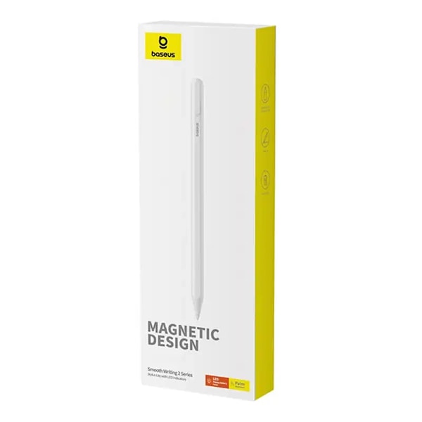Smooth Writing 2 Baseus Stylus Lite med LED-indikator (vit)