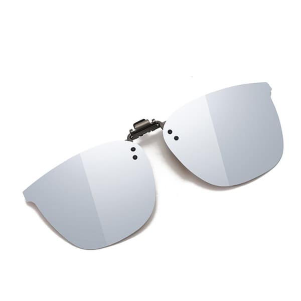Polariserade Clip-on Solglasögon Silver Silver
