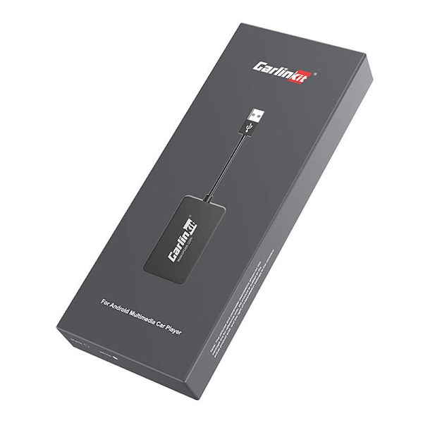 Carlinkit CCPA trådlös adapter Apple Carplay/Android Auto (svart)