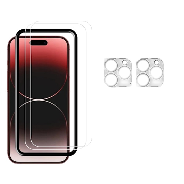 Skärmskydd i Härdat Glas för iPhone 15-Serien iPhone 15 Pro Max