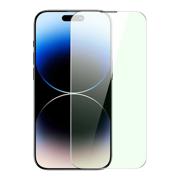 Hærdet glas med øjenbeskyttelsesfilter Baseus Crystal Series iPhone 14 PRO