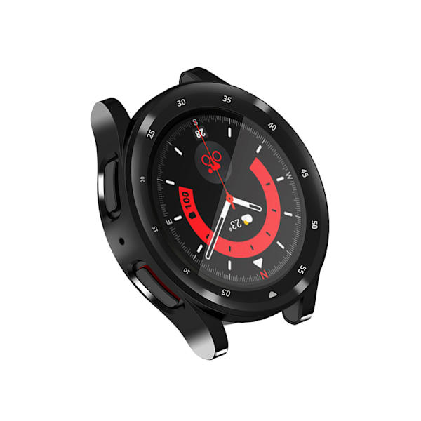 TPU beskyttende etui med skaladesign til Samsung Galaxy Watch 5 Pro Sort