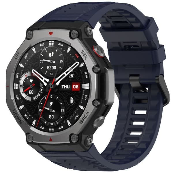 Klockarmband i Silikon för Amazfit T-Rex 3 Blue Blue