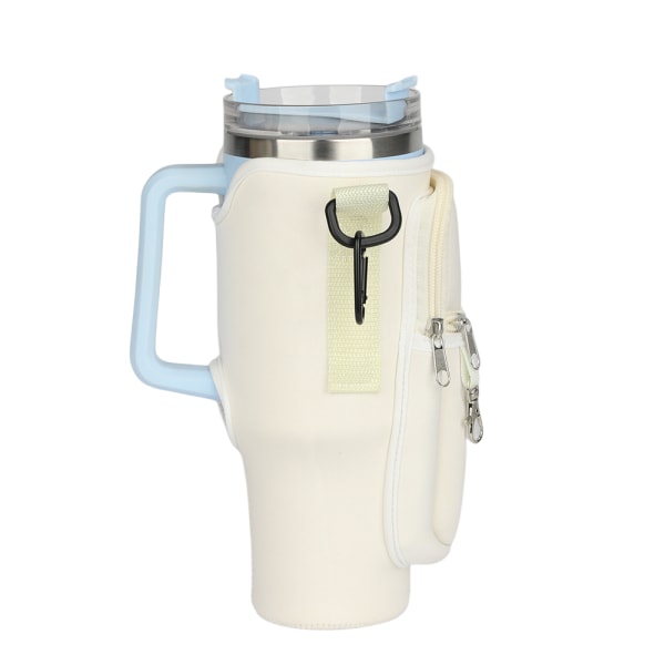 Bärväska med Mobilficka för Stanley 40oz Beige