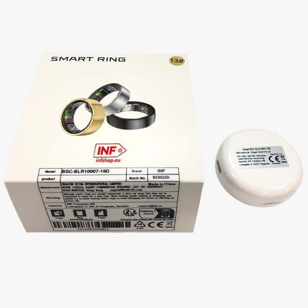 Smart Ring R1000 – Sömnmonitor, Bluetooth 5.0, Blodsyremätare Gold 13 Gold 13