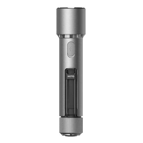 HOTO QWSDT005 taktisk lommelygte, 2300lm, IP68, 3100mAh, USB-C